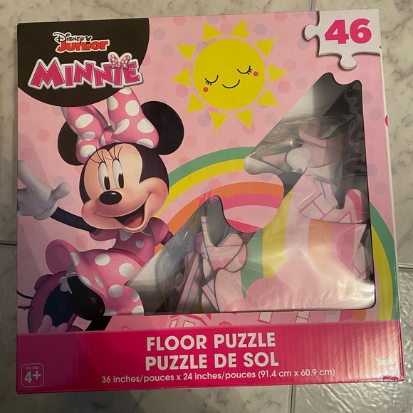 Disney Giant Minnie Mouse Floor Puzzle- Brand New in Box 🎀 - Picture 10 of 14
